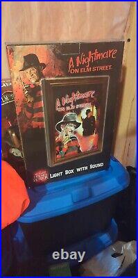 Nightmare on elm street light box with sound