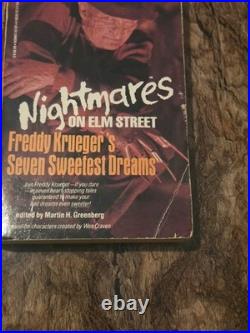 Nightmares on Elm Street Freddy Krueger Seven Sweetest Dreams 1991 PB 1ST ED