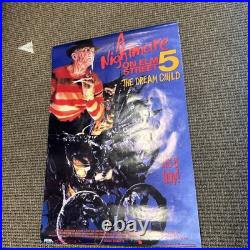 Original A NIGHTMARE ON ELM STREET 5 THE DREAM CHILD Video Store Poster. ROLLED