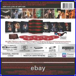PRESALE A Nightmare On Elm Street 7-Film Collection 4K Steelbook Library Case