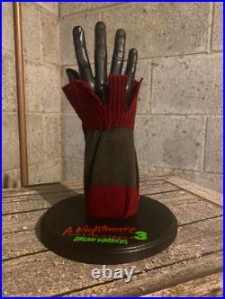 Part 3 Freddy Krueger Glove Stand A Nightmare On Elm Street 3 Dream Warriors