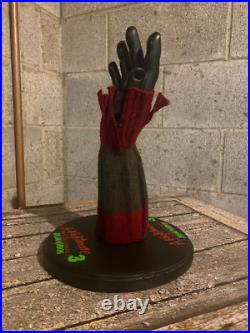 Part 3 Freddy Krueger Glove Stand A Nightmare On Elm Street 3 Dream Warriors