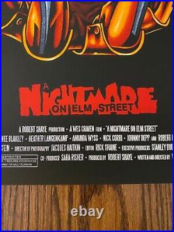 Pitchgrim Nightmare on Elm Street Limited Edition Print Nt Mondo