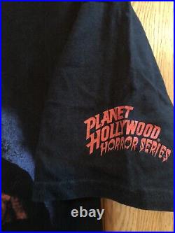 Planet Hollywood Horror Series T-Shirt Nightmare On Elm Street Freddy Krueger LG