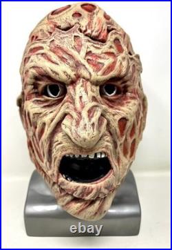 RARE A Nightmare On Elm Street FREDDY KRUEGER Tear Away Skull Adult Latex Mask