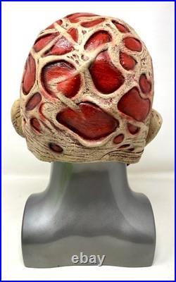 RARE A Nightmare On Elm Street FREDDY KRUEGER Tear Away Skull Adult Latex Mask