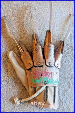 RARE Robert Englund SIGNED Freddy Krueger glove Nightmare on Elm Street (withCOA)