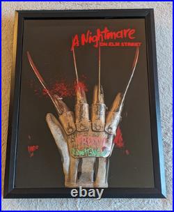 RARE Robert Englund SIGNED Freddy Krueger glove Nightmare on Elm Street (withCOA)