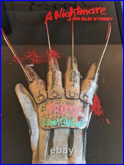 RARE Robert Englund SIGNED Freddy Krueger glove Nightmare on Elm Street (withCOA)