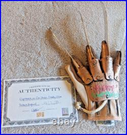 RARE Robert Englund SIGNED Freddy Krueger glove Nightmare on Elm Street (withCOA)