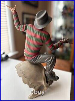 RARE Sideshow Collectibles Freddy Krueger Statue Nightmare on Elm Street