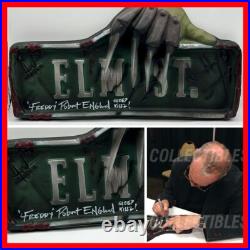 ROBERT ENGLUND SIGNED Nightmare On Elm Street Sign Freddy Krueger COA & PIC ROBERT ENGLUND SIGNED Nightmare On Elm Street Sign Freddy Krueger COA & PIC