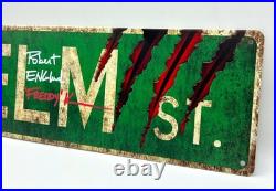 ROBERT ENGLUND SIGNED Nightmare On Elm Street Sign Freddy Krueger COA & PIC