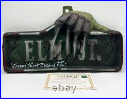 ROBERT ENGLUND SIGNED Nightmare On Elm Street Sign Freddy Krueger COA & PIC ROBERT ENGLUND SIGNED Nightmare On Elm Street Sign Freddy Krueger COA & PIC