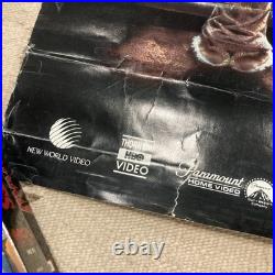 Rare 1986 Nightmare On Elm Street LIVING DEAD Friday The 13th Promo Poster 24x37