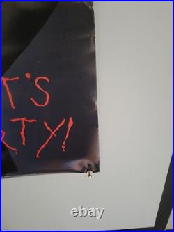 Rare Freddy Kreuger Nightmare on Elm Street 3 Let's Party Movie Film Poster 1987