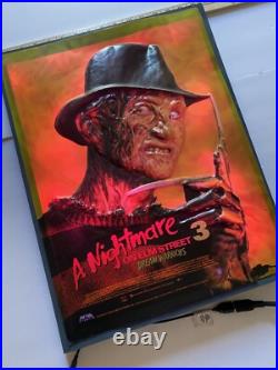 Rare Freddy Krueger Nightmare On Elm Street 3- 3D Multi Color Custom Lightbox Rare Freddy Krueger Nightmare On Elm Street 3- 3D Multi Color Custom Lightbox
