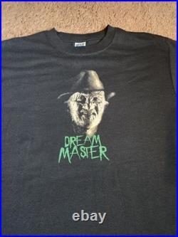 Rare NWT Vintage Y2K nightmare on elm street horror movie promo Shirt freddy
