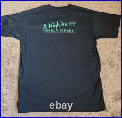 Rare NWT Vintage Y2K nightmare on elm street horror movie promo Shirt freddy