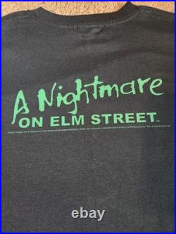 Rare NWT Vintage Y2K nightmare on elm street horror movie promo Shirt freddy