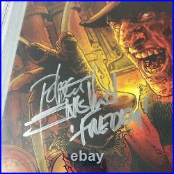 Rare Nightmare On Elm Street 1 CGC 9.8 Signed Robert Englund &Freddy Low Print