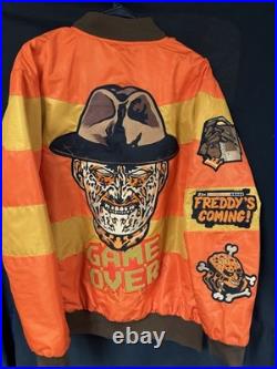 Retro Style Freddy Krueger 8 Bit NES A Nightmare On Elm Street Jacket Large New