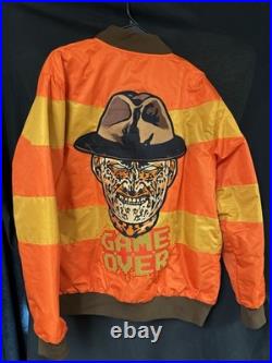 Retro Style Freddy Krueger 8 Bit NES A Nightmare On Elm Street Jacket Large New