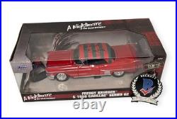 Robert Englund A Nightmare On Elm Street Signed Cadillac Die Cast Beckett BAS