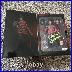 Robert Englund Autographed Neca Nightmare Elm Street Figure Freddy Krueger JSA