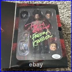 Robert Englund Autographed Neca Nightmare Elm Street Figure Freddy Krueger JSA