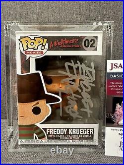 Robert Englund Freddy Krueger A Nightmare On Elm Street Signed Funko Pop JSA