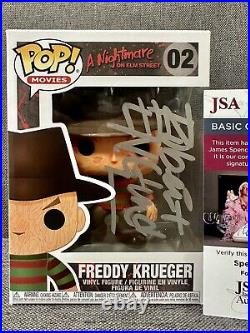 Robert Englund Freddy Krueger A Nightmare On Elm Street Signed Funko Pop JSA