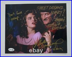 Robert Englund/Heather Langenkamp Signed 8x10 Photo Nightmare On Elm Street JSA