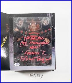 Robert Englund Nightmare Elm Street Autographed Signed Action Figure PSA/DNA COA