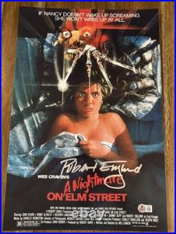 Robert Englund'Nightmare On Elm Street' Signed 12x18 Photo'Freddy' Beckett