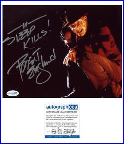 Robert Englund Nightmare on Elm Street SIGNED'Freddy Krueger' 8x10 Photo ACOA