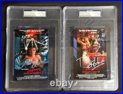 Robert Englund Signed 4x6 A Nightmare On Elm Street 1-6 Slabbed PSA