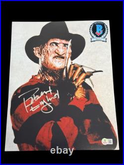 Robert Englund Signed A Nightmare On Elm Street 11x14 Photo Beckett COA BQ97103 Robert Englund Signed A Nightmare On Elm Street 11x14 Photo Beckett COA BQ97103