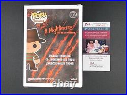 Robert Englund Signed Auto Funko Pop Freddy Krueger Nightmare Elm Street JSA COA