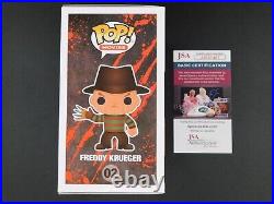 Robert Englund Signed Auto Funko Pop Freddy Krueger Nightmare Elm Street JSA COA