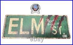 Robert Englund Signed Auto Nightmare On Elm Street Street Sign Beckett BAS