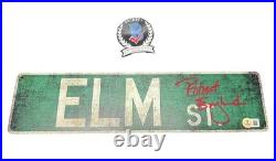 Robert Englund Signed Auto Nightmare On Elm Street Street Sign Beckett BAS