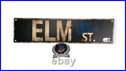 Robert Englund Signed Auto Nightmare On Elm Street Street Sign Beckett BAS