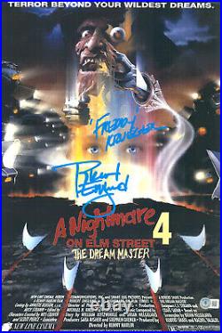 Robert Englund Signed Autograph A Nightmare On Elm Street 4 12x18 Photo Beckett