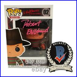 Robert Englund Signed Autograph Nightmare On Elm Street Funko Pop 02 Beckett BAS