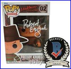 Robert Englund Signed Autograph Nightmare On Elm Street Funko Pop 02 Beckett BAS