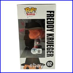 Robert Englund Signed Autograph Nightmare On Elm Street Funko Pop 02 Beckett BAS