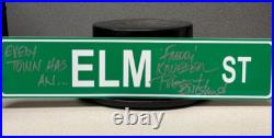 Robert Englund Signed Autograph Nightmare On Elm Street Street Sign WITH COA
