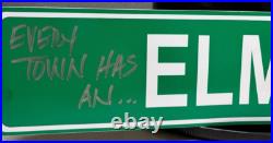 Robert Englund Signed Autograph Nightmare On Elm Street Street Sign WITH COA