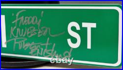Robert Englund Signed Autograph Nightmare On Elm Street Street Sign WITH COA
